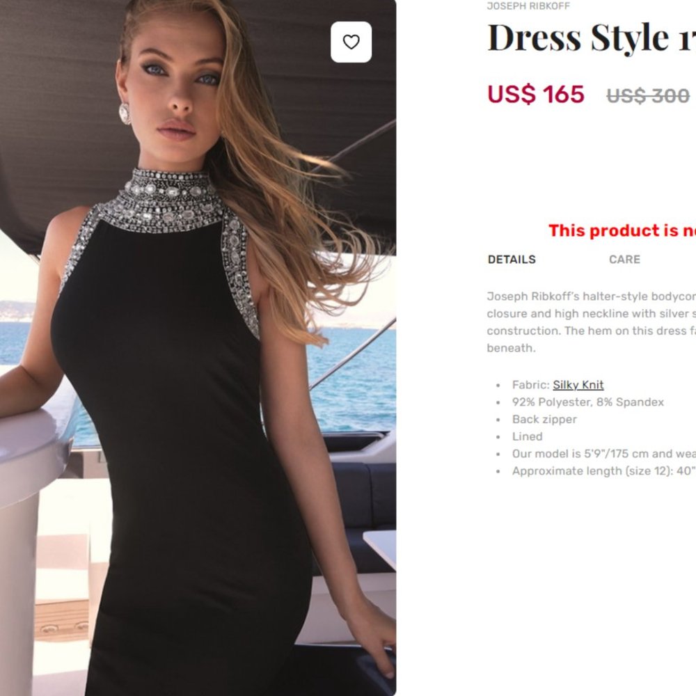 JOSEPH RIBKOFF DRESS